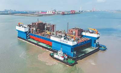 焦点注册：全球最大江海移动船坞完成出海运输任务
